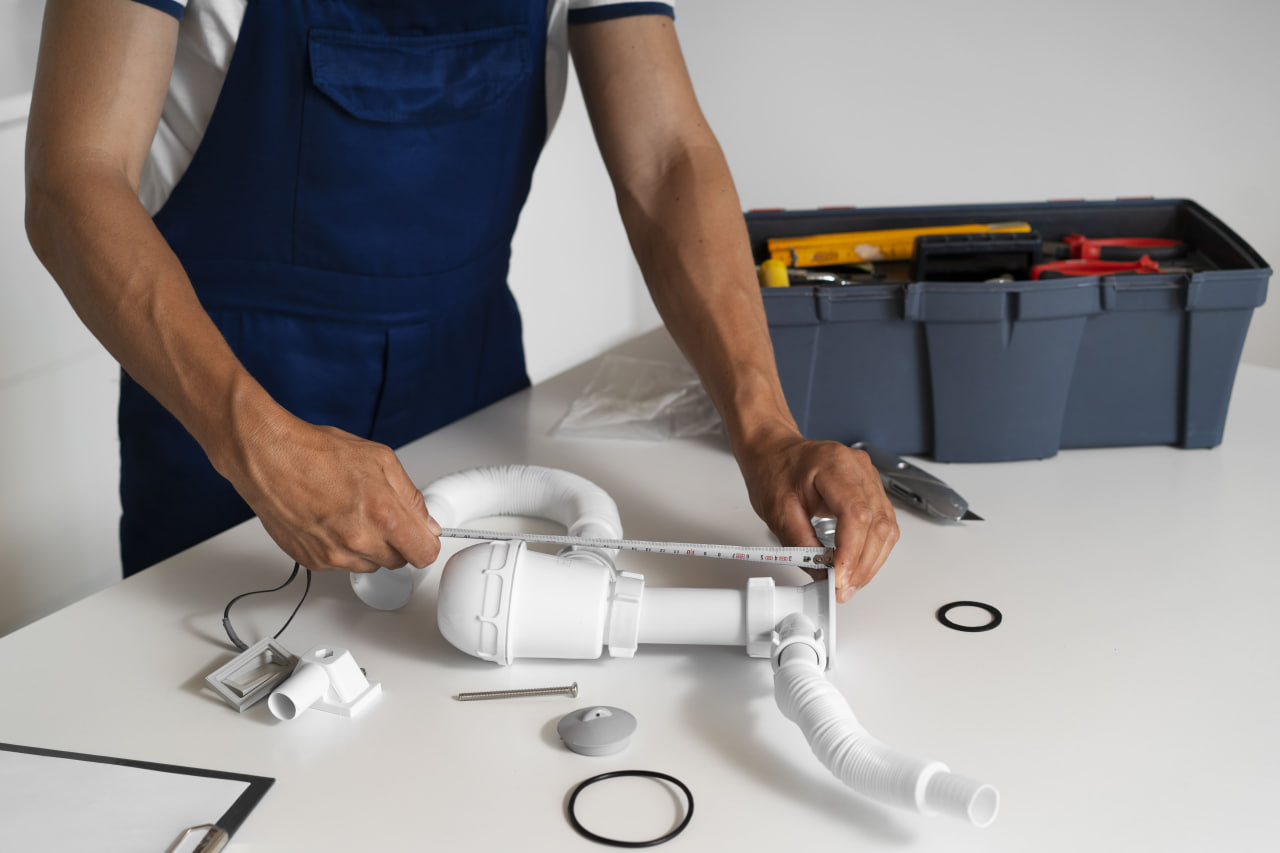 Plumbing Tools Background in Chester